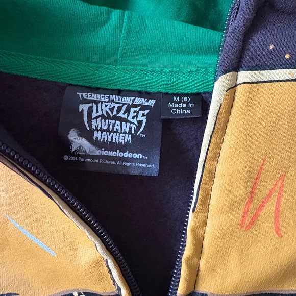 Rafael Mutant Mayhem Hoodie Costume - Picture 3 of 3